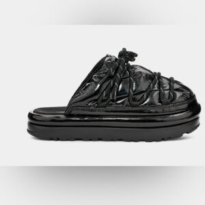 New Ugg Hi Shine Puffer Spaceslider Slides Size 7